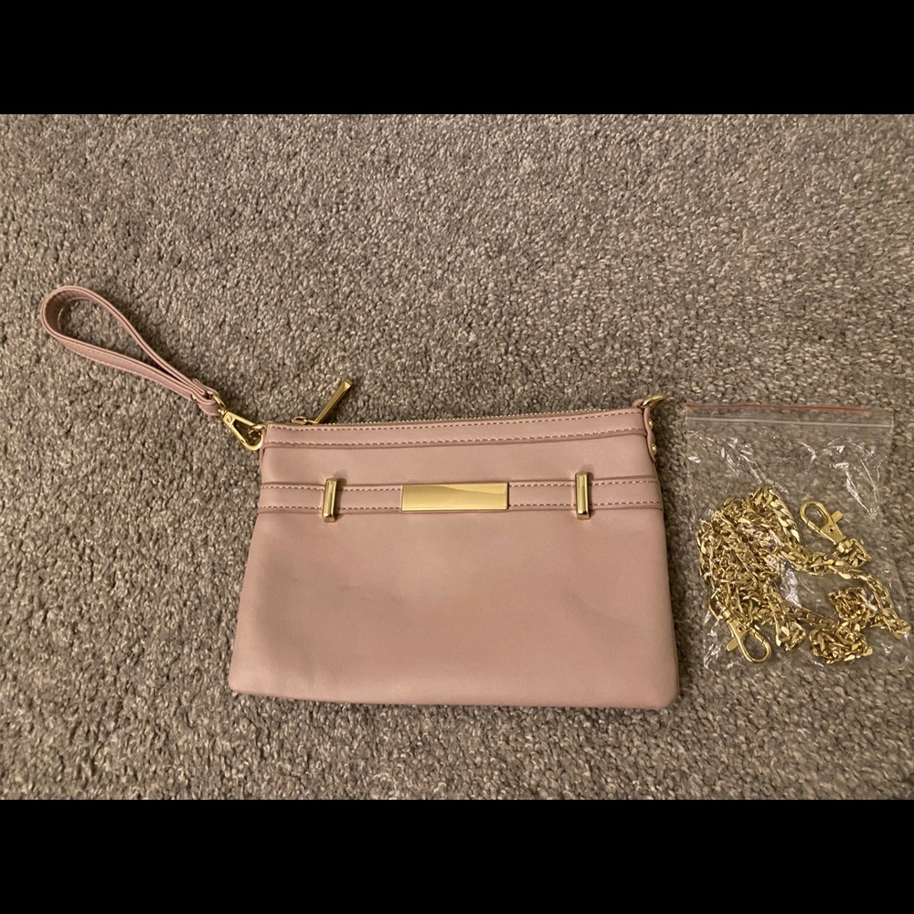 Light Dusty Rose Wristlet